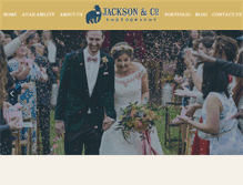 Tablet Screenshot of jacksonandcophotography.com